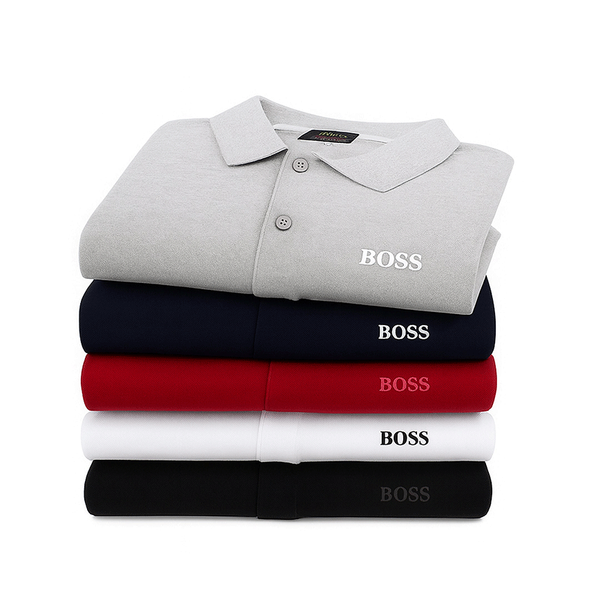 [KAUF 3, ERHALTE 5] Premiere Polo-Shirt-Set – 5 Premium-Polos